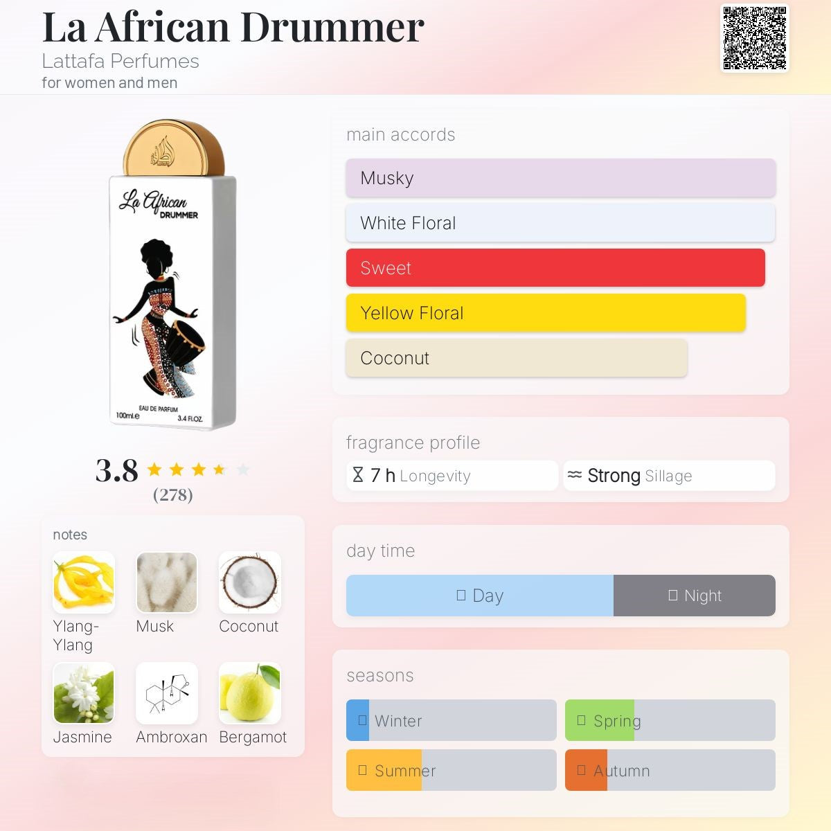 La African Drummer 100ml - Lattafa