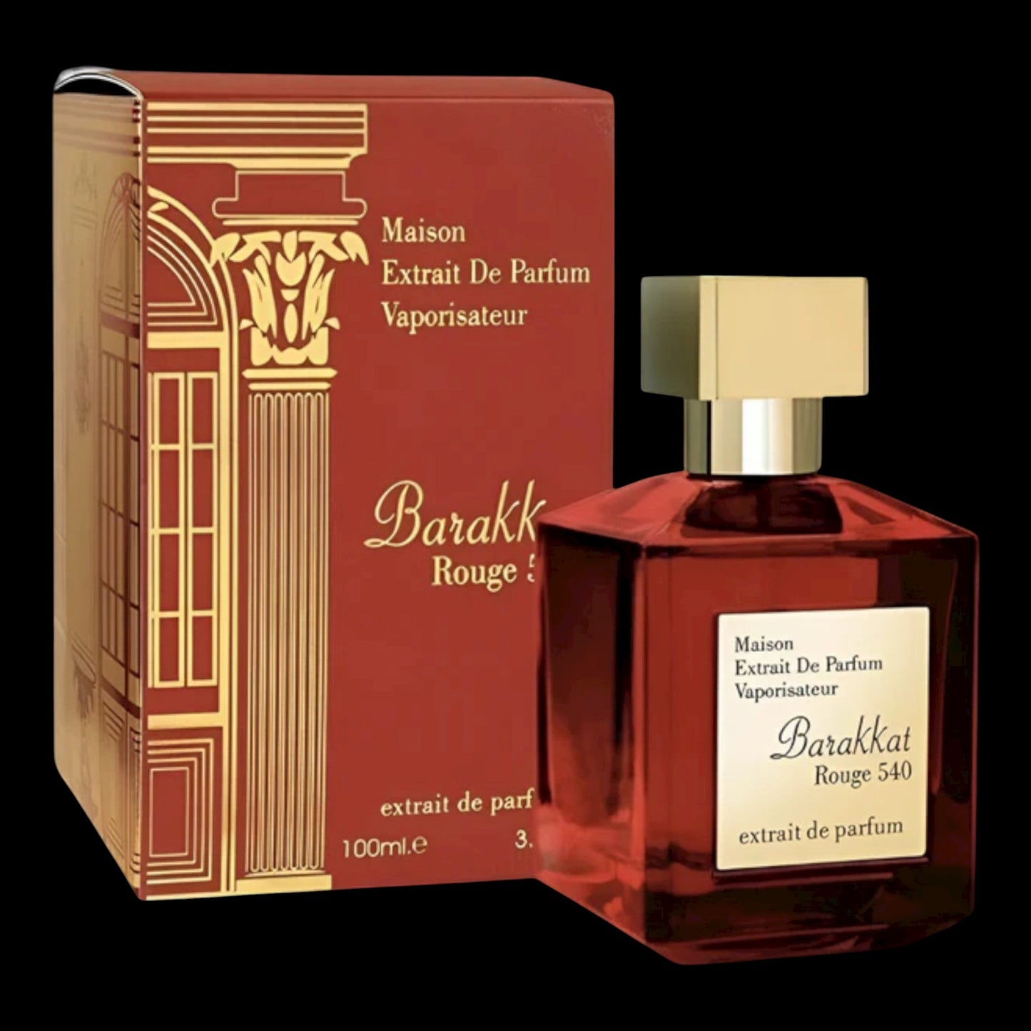 Barakkat rouge 540 Extrait de Parfum 100ml - Fragrance world