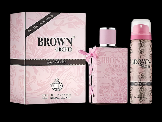 Brown Orchid Rose Edition 80ml - Fragrance World