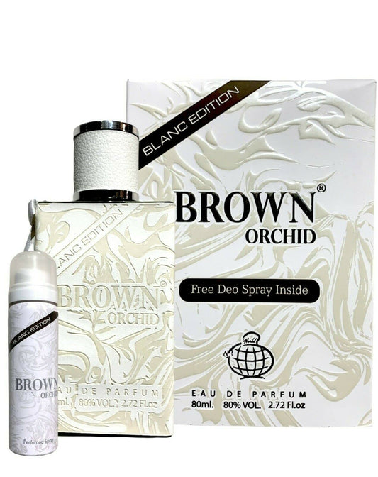 Brown Orchid Blanc Edition 80ml -  Fragrance World