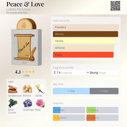 Peace & Love 100ml - Lattafa