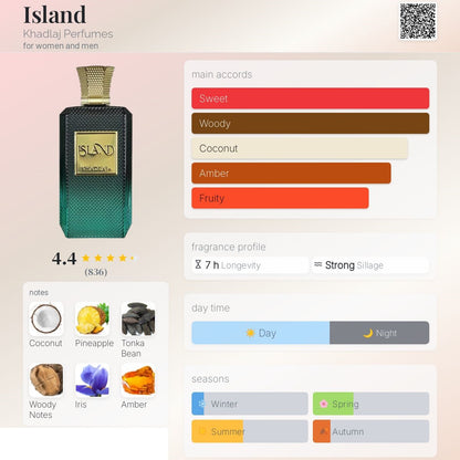 khadlaj-island 100ml