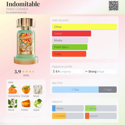 Indomitable 100ml - Paris Corner
