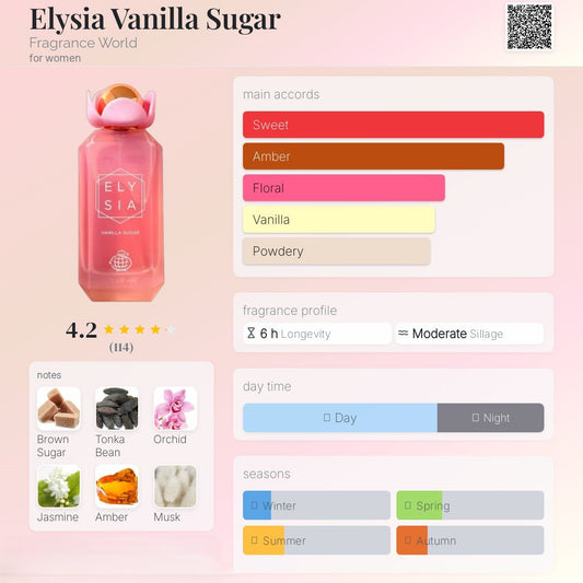 Elysia Vanilla Sugar 100ml - Fragrance world