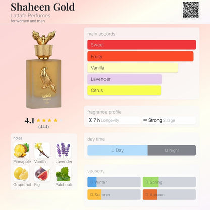 Shaheen Gold 100ml - Lattafa