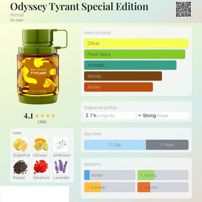 Odyssey Tyrant Special Edition 100ml - ARMAF