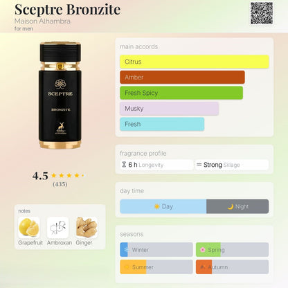 Sceptre Bronzite 100ml - Maison Alhambra